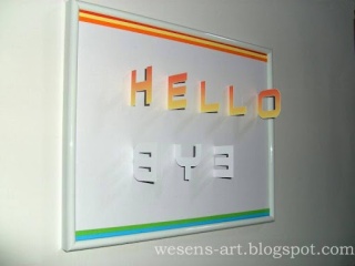 HELLO / bye   wesens-art.blogspot.com